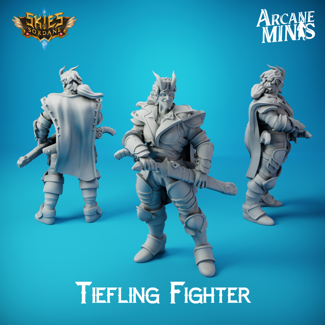 Tiefling Fighter - Male